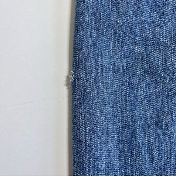 Hudson Jeans Midrise Tilda Crop Cigarette Women’s Size 27 Hem Side Detail Denim - Picture 12 of 14